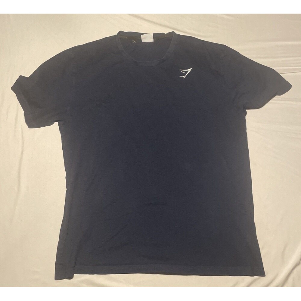 Gymshark Crest Short Sleeve T-Shirt in Navy size XL